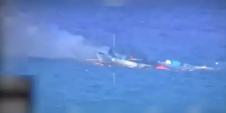 EUA dizem que barco do tr&aacute;fico do Equador foi afundado no Pac&iacute;fico 