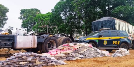 PRF apreende 304 kg de coca&iacute;na em tanque de combust&iacute;vel na BR-262