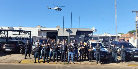 Helic&oacute;ptero &eacute; usado em opera&ccedil;&atilde;o que prendeu cinco em Parana&iacute;ba