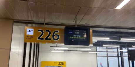 Desembarques no Aeroporto de Bonito crescem 50% em um ano