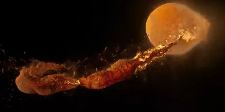 Nuvem gigante de 1800 km aparece na superf&iacute;cie de Marte e pouco depois desaparece