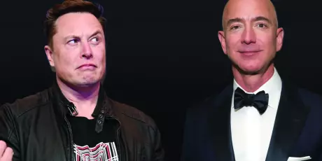 Enquanto Elon Musk tem patrim&ocirc;nio de R$ 4,68 trilh&otilde;es, Jeff Bezos ganhou R$ 510 bilh&otilde;es em 30 dias