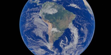 NASA observa o Brasil do espa&ccedil;o e encontra uma "esponja" de 240 km² com 600 milh&otilde;es de anos