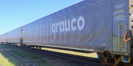 Arauco ganha aval para usar ferrovia e levar celulose de MS a Santos
