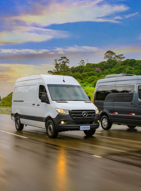 A Mercedes-Benz apresenta duas novas versões da Sprinter, a 417 e a 517