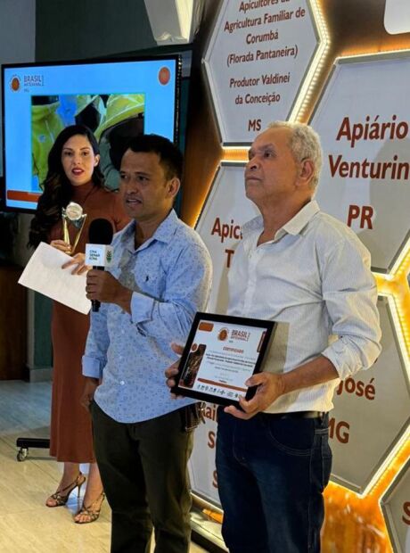 Pequeno produtor de Corumbá ganha prêmio nacional de mel artesanal