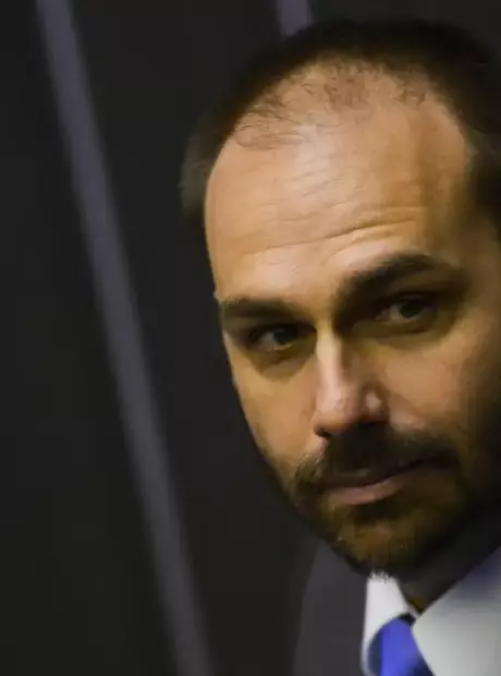 Eduardo Bolsonaro sugere que Jair Bolsonaro foi tema no encontro entre Lula e Trump