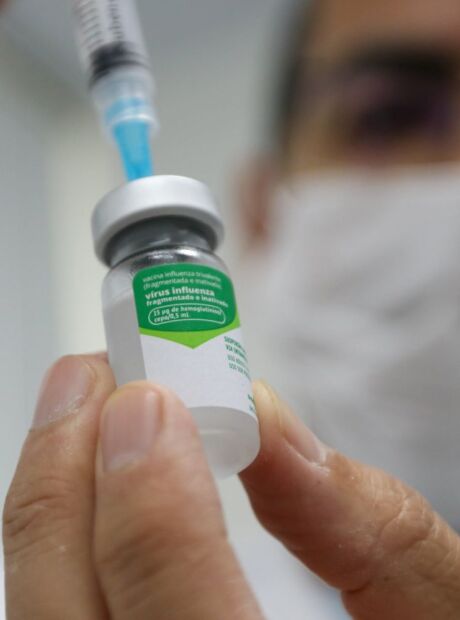 Cobertura vacinal contra gripe cresce apenas 3% em Campo Grande