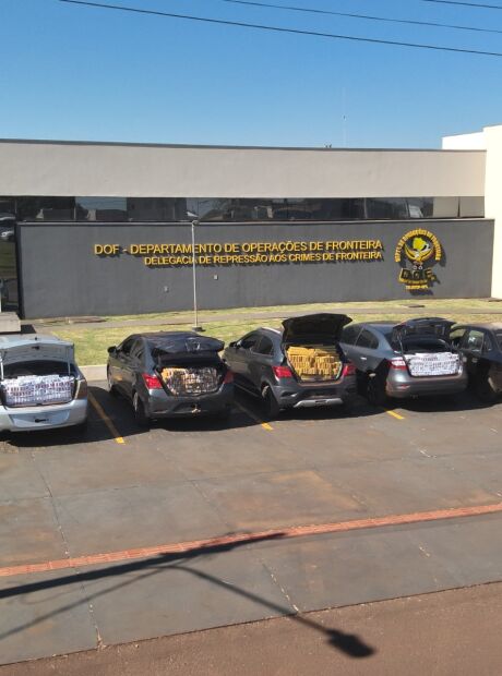 Apreensão do DOF mostra que cigarreiros e traficantes andam lado a lado