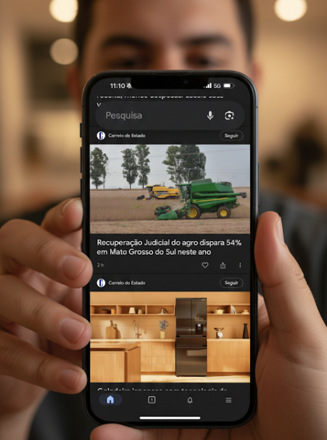 Siga o Correio do Estado no Google Discover
