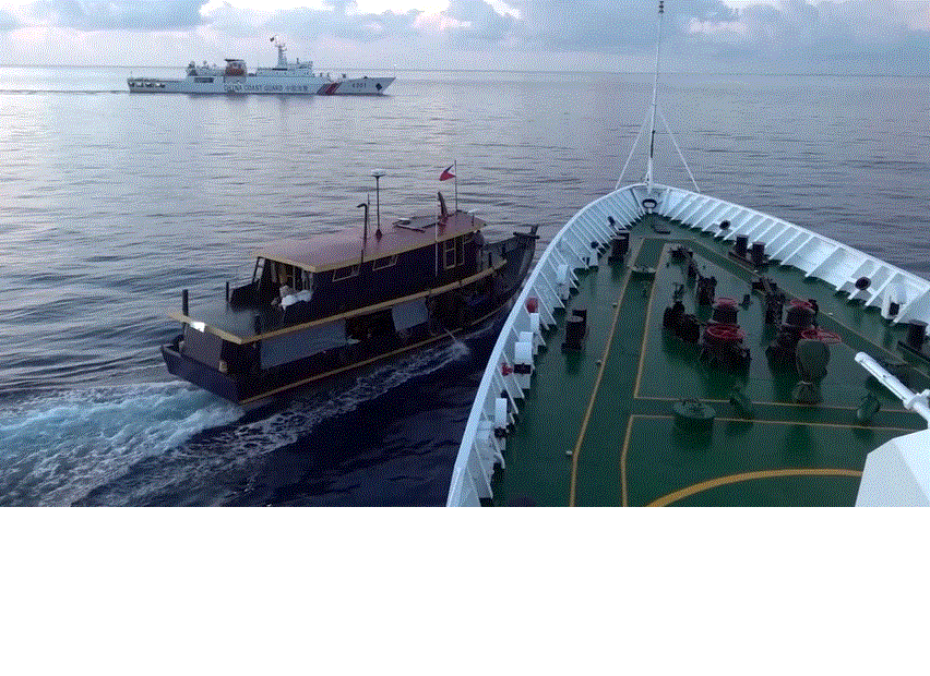 Navio da Guarda Costeira chinesa colide e danifica embarca&ccedil;&atilde;o das Filipinas