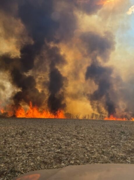 Inc&ecirc;ndio atinge Parque Estadual do Rio Taquari e suspende visita&ccedil;&otilde;es