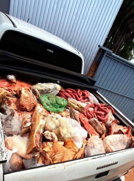 Pol&iacute;cia Civil apreende mais de 900 quilos de carne impr&oacute;pria em mercados do interior