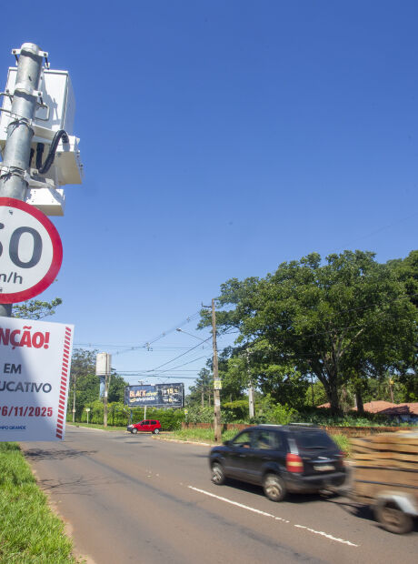 Mais 17 radares come&ccedil;am a multar nas ruas de Campo Grande a partir desta quinta