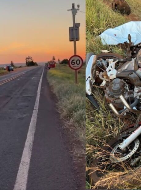 Acidente com carreta e caminh&atilde;o-tanque mata motociclista em MS