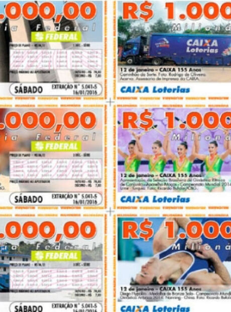 Resultado da Loteria Federal 06026-7 de hoje, sábado (13/12)