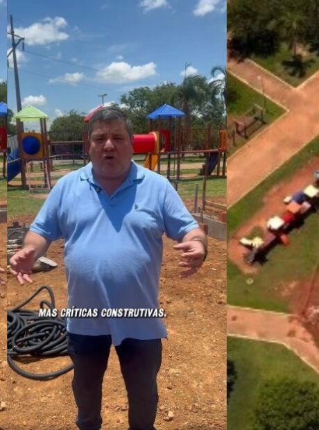 Instala&ccedil;&atilde;o de antena da Claro em pra&ccedil;a com parquinho entra na mira do MP