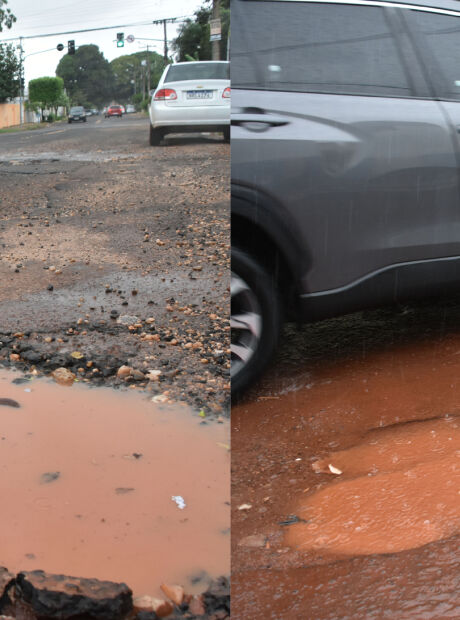Valor gasto com tapa-buraco em 4 anos daria para recapear 200 km
