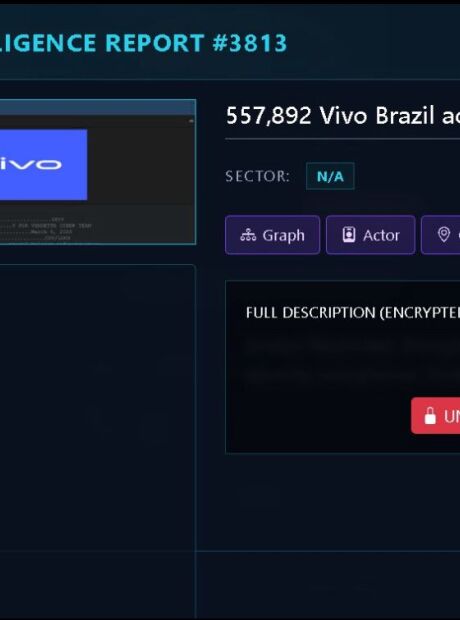 Grande operadora de celular brasileira pode ter sido alvo de megavazamento de dados