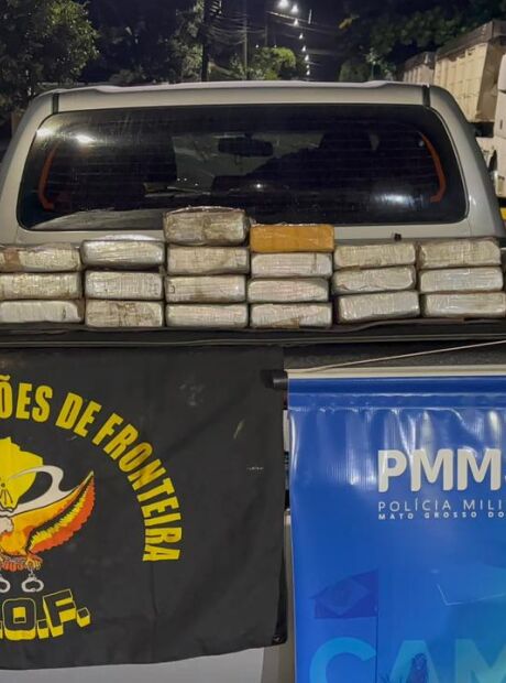 Por R$ 5 mil, casal aceita levar R$ 2,3 milh&otilde;es em coca&iacute;na no estepe e acaba preso em MS