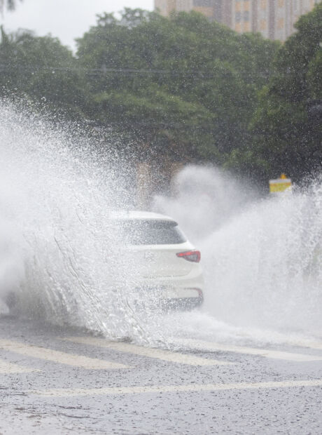Semana ter&aacute; ligeira queda nas temperaturas e chuvas fortes em MS