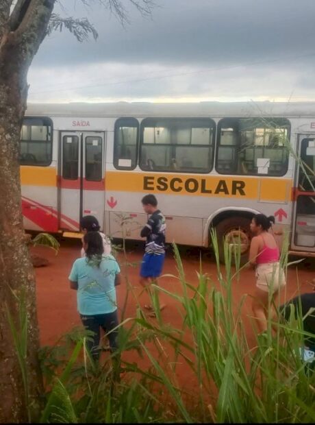 Menino de 7 anos morre atropelado por &ocirc;nibus ao descer escolar em MS
