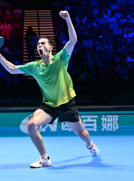 Hugo Calderano perde para Wang Chuqin e deixa disputa pelo 2&ordm; t&iacute;tulo consecutivo do WTT