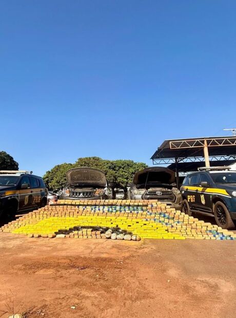 PRF apreende 591 Kg de coca&iacute;na em "Cavalo Doido" na Capital