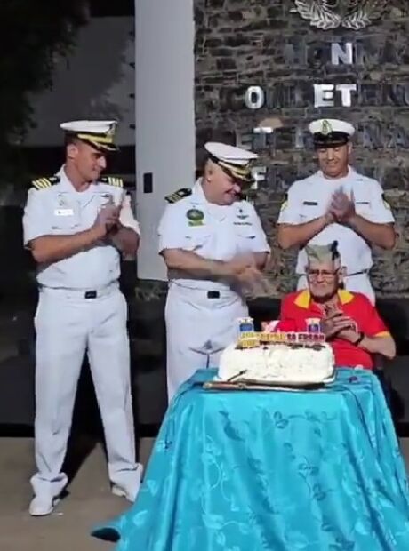 Fuzileiro naval centen&aacute;rio mais longevo do Brasil e combatente de Guerra morre em Lad&aacute;rio