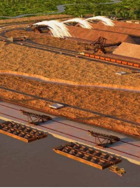 Maior porto de min&eacute;rio em MS vai duplicar capacidade 