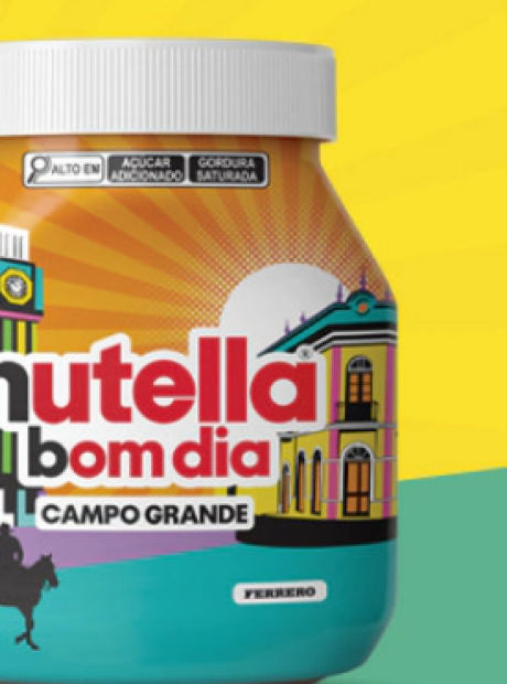 Paisagens de Campo Grande viram estampa de embalagem da Nutella