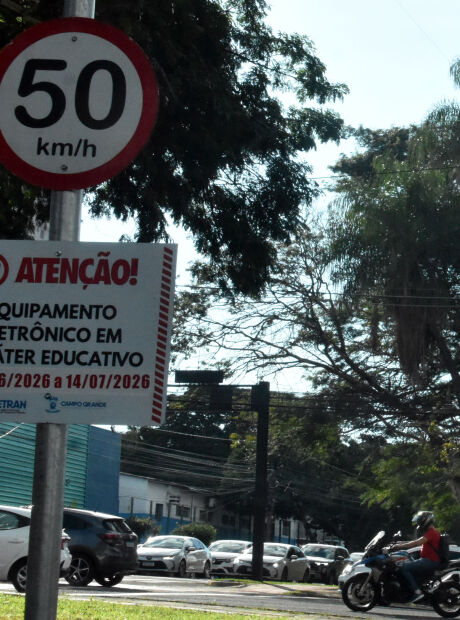 Novos radares come&ccedil;am a multar nesta quarta-feira em Campo Grande