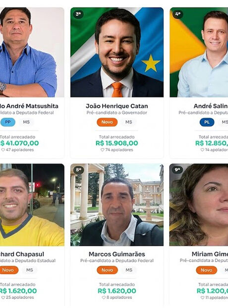 Vaquinha eleitoral arrecada menos de R$ 184 mil e n&atilde;o decola no Estado