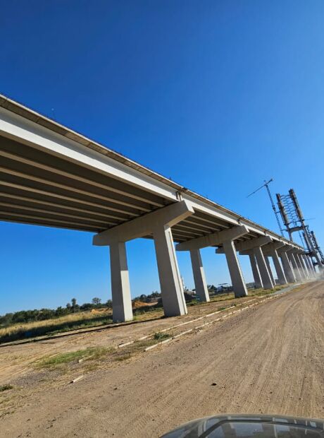 Obra de acesso &agrave; ponte da Rota Bioce&acirc;nica corre risco de interrup&ccedil;&atilde;o