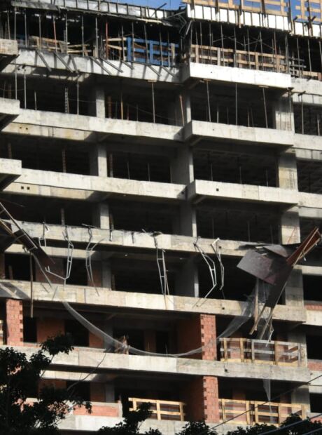 Oper&aacute;rio morre ap&oacute;s queda do 19&ordm; andar de pr&eacute;dio em constru&ccedil;&atilde;o em Campo Grande