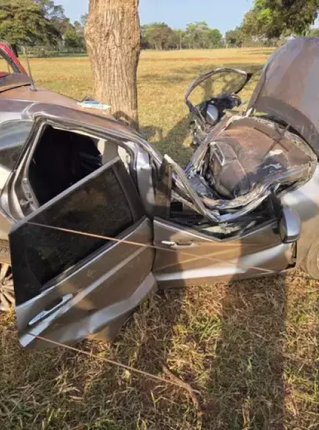 Traficante foge de abordagem da PRF, bate em &aacute;rvore e morre