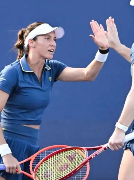 Luisa Stefani vai &agrave;s quartas de final nas duplas femininas do US Open