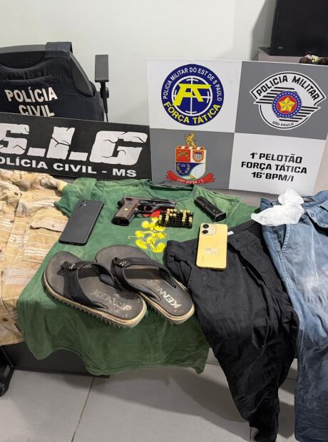 Integrante do CV que matou um e feriu quatro em MS &eacute; preso em SP