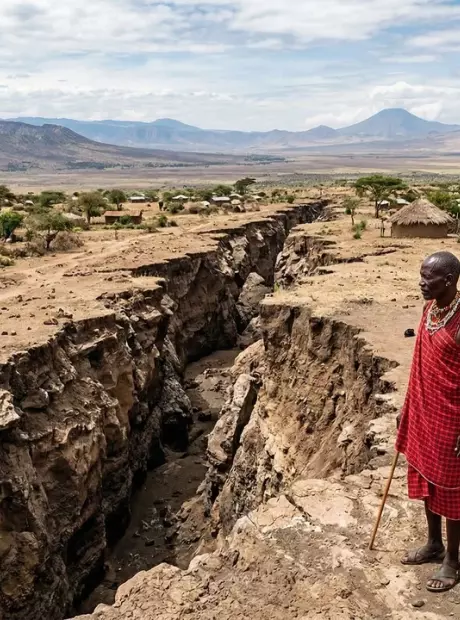 &Aacute;frica est&aacute; se repartindo aos poucos, e cientistas confirmam que um novo oceano pode surgir