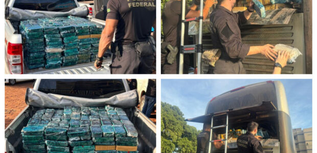 PF faz maior apreens&atilde;o de coca&iacute;na do ano em &ocirc;nibus com imigrantes ilegais