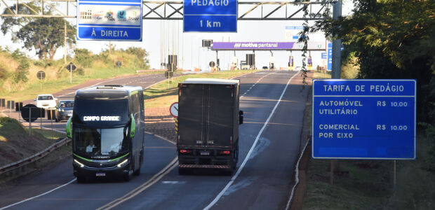 ANTT libera "tarifa&ccedil;o" no ped&aacute;gio da BR-163 em MS