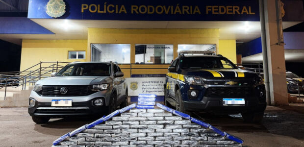 Militar da Marinha e esposa s&atilde;o presos com 96 kg de coca&iacute;na na BR-262