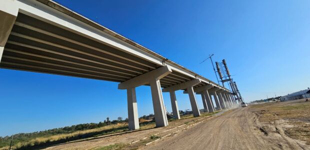 Obra de acesso &agrave; ponte da Rota Bioce&acirc;nica corre risco de interrup&ccedil;&atilde;o