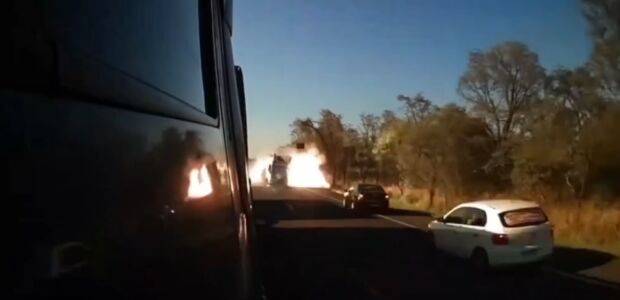 Pol&iacute;cia confirma quinta morte em colis&atilde;o seguida de explos&atilde;o na BR-163