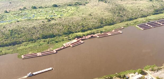 Mesmo com chuva acima da m&eacute;dia, seca no Rio Paraguai piora em um ano