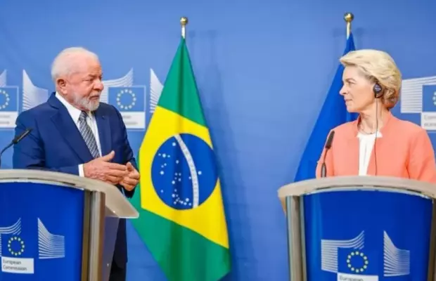 Lula pede que Uni&atilde;o Europeia mostre 'coragem' por acordo