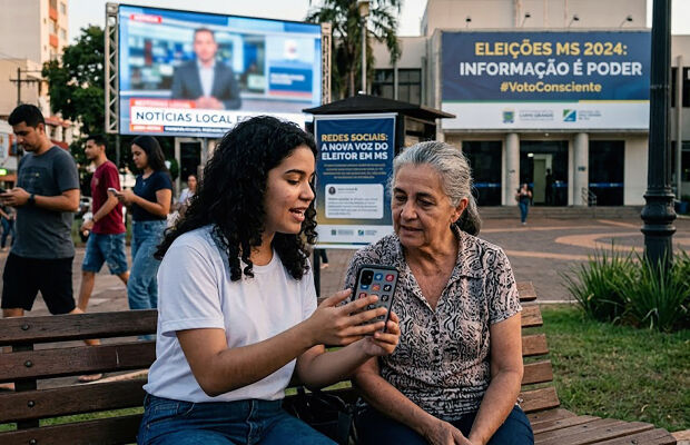 Redes sociais ampliam influ&ecirc;ncia em MS e reduzem peso da TV na hora de votar