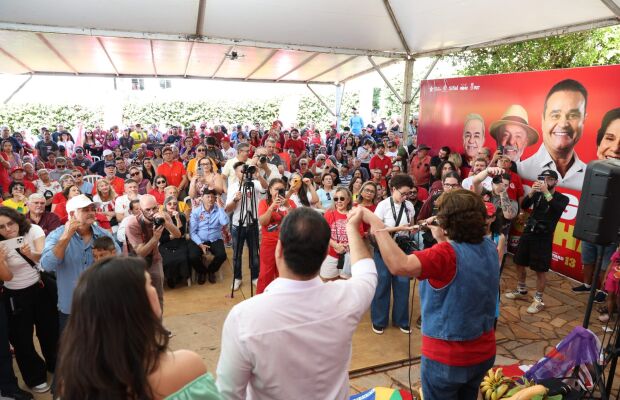 Abertura oficial da campanha do PT em MS t&ecirc;m milit&acirc;ncia presente em peso