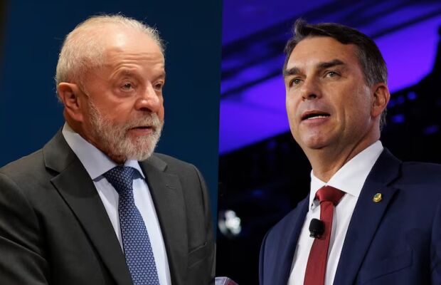 Em MS, Fl&aacute;vio Bolsonaro tem 52,4% e Lula, 37,43%, diz pesquisa