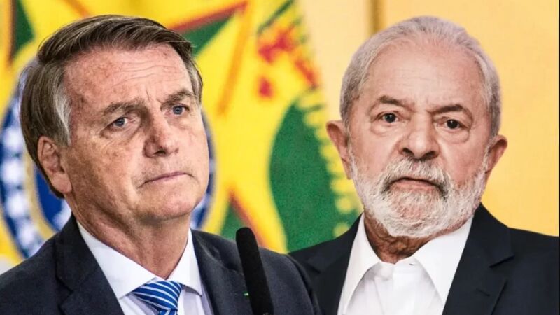 Bolsonaro e Lula aparecem a frente para a presidência de 2026 em pesquisa de opinião